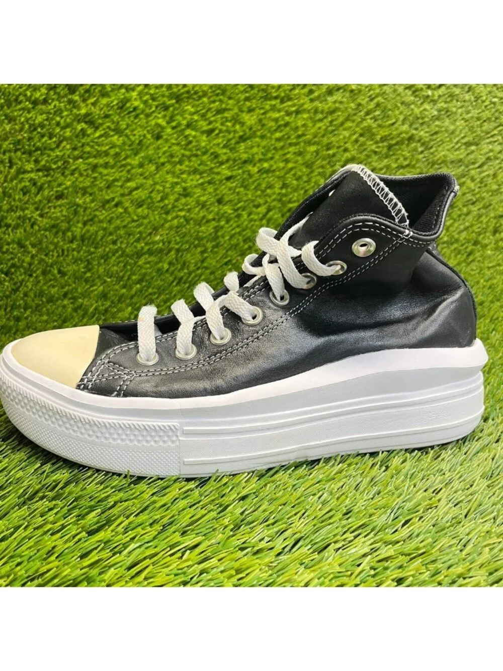 Converse CTAS Move High Platform Womens Size 8.5 Black Athletic Shoes Sneakers